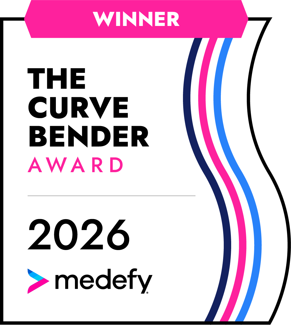The Curve Bender Award 2026 winner badge